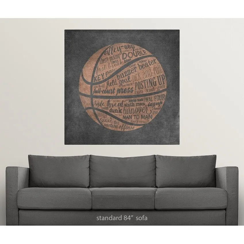 "Basketball Terms" Poster Print