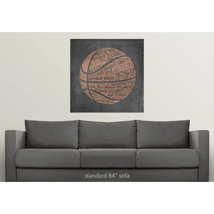 "Basketball Terms" Poster Print