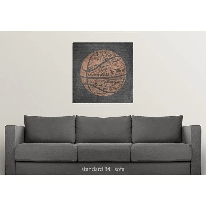 "Basketball Terms" Poster Print