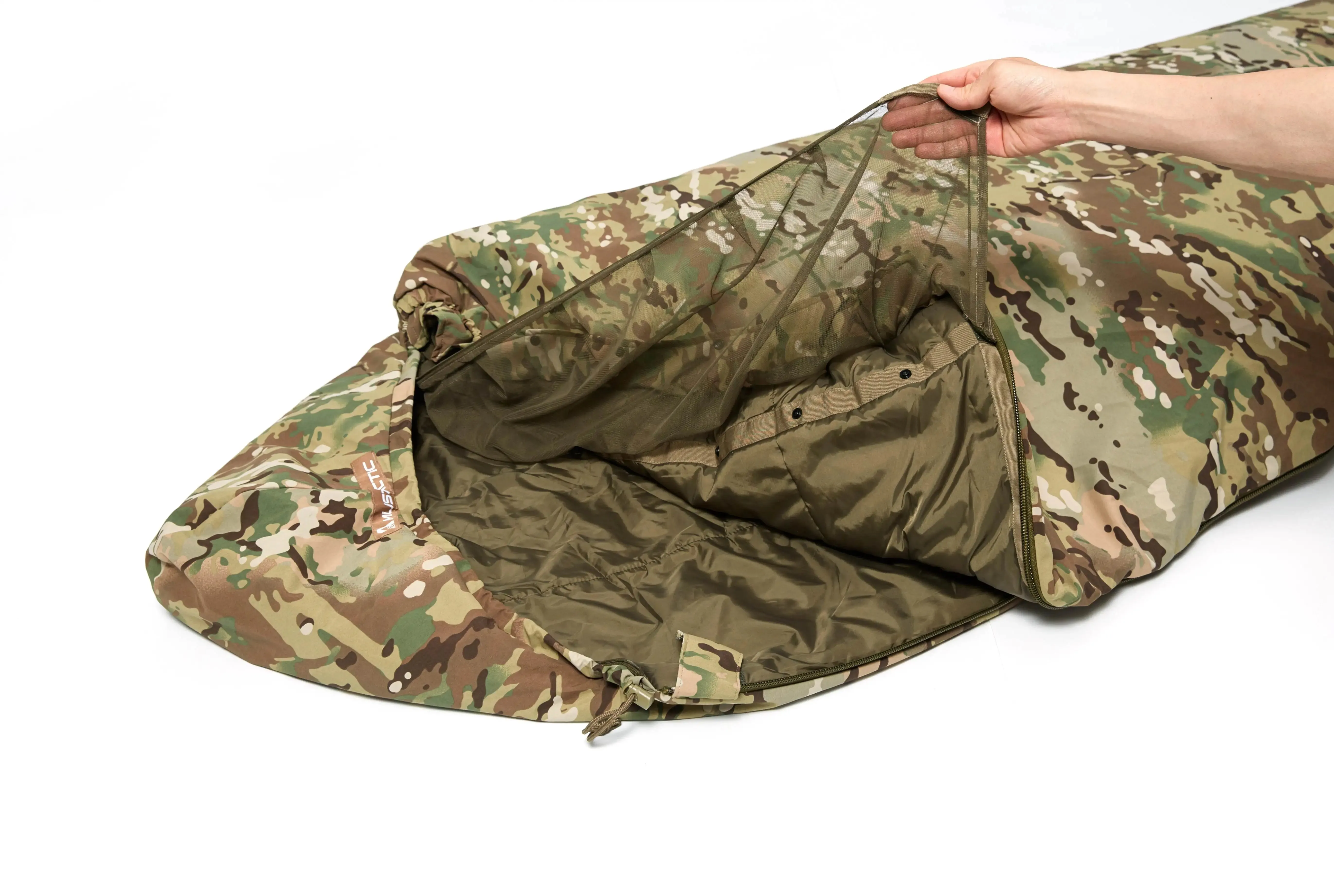 RECON GS2U 10℃~-20℃ Modular Rifleman sleeping bag with mosquito net & water repellent outer layer.