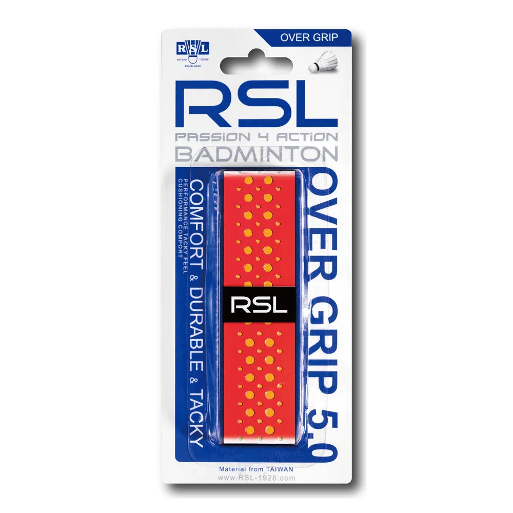 RSL Badminton Over Grip 5.0 Assorted