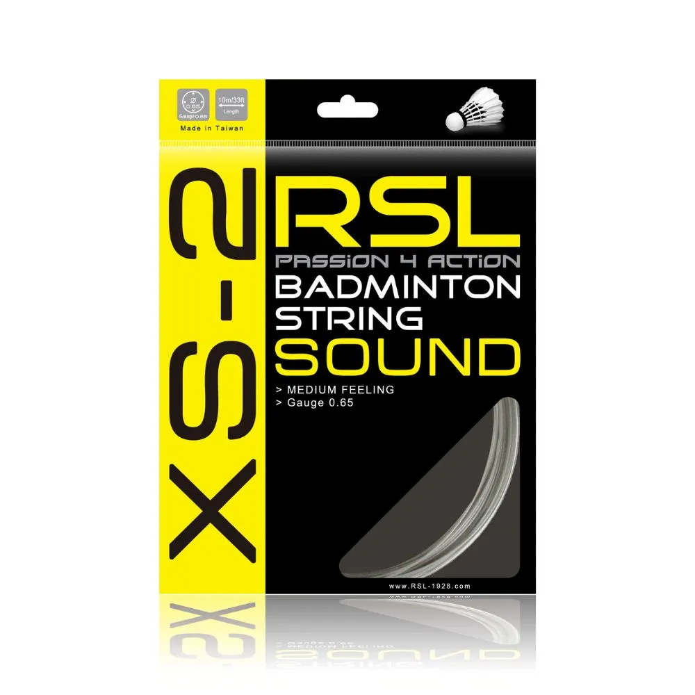 RSL XS-2 Badminton String Black