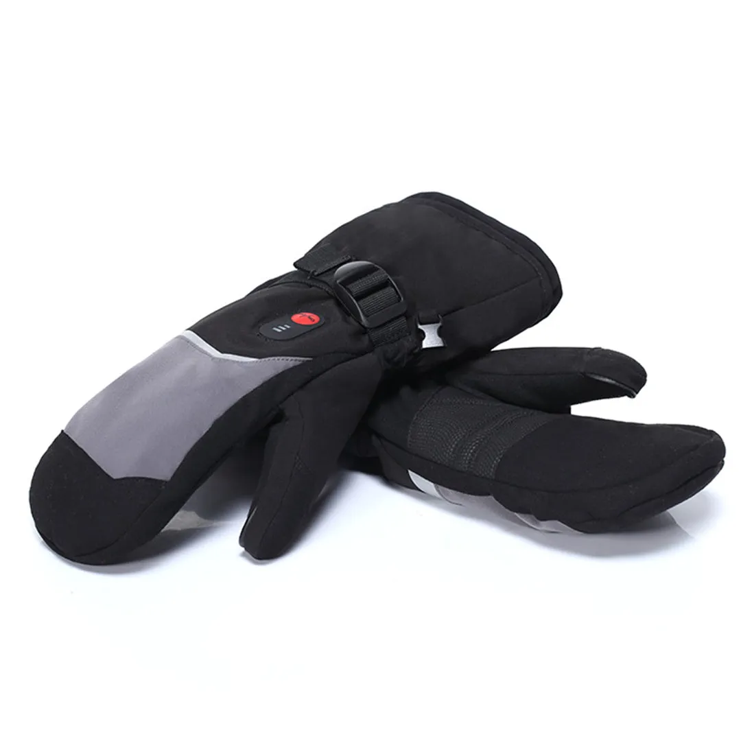 S67E Heated Rechargeable Snow Mitts with 7.4V 2200mAh Battery