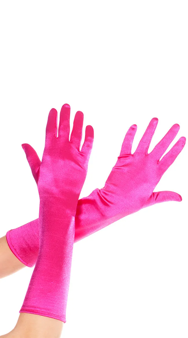 Satin Gloves