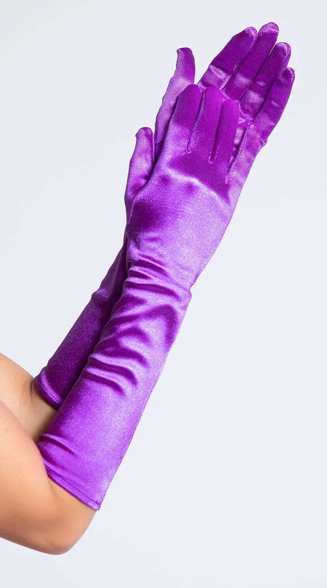 Satin Gloves