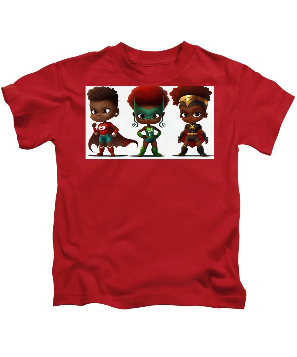 Three Girl Power - Kids T-Shirt