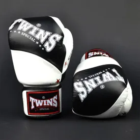 Twins Special Black-White Spirit Boxing Gloves