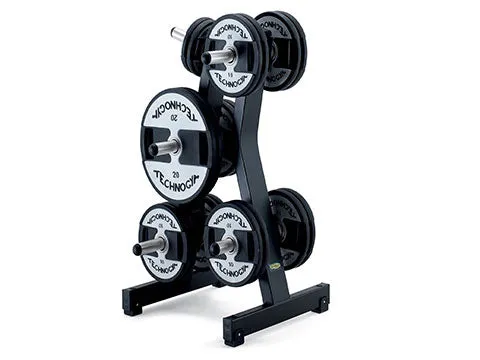 Used Technogym Pure Strength Olympic Plate Tree